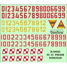 1/48 Su-22 Polish Insignias Decals