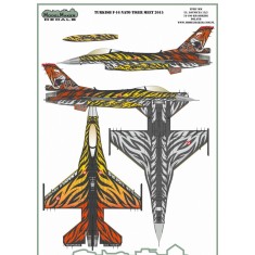 1/48 Turkish F-16 NATO Tiger Meet 2015 Decals