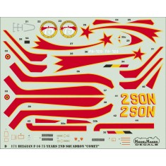 1/48 Belgian F-16AM 75 Years 2ND Squadron Comet (decal)