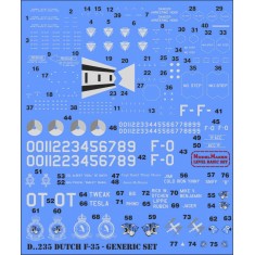 1/48 Dutch F-35A Decal Generic set