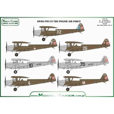 1/48 RWD-8 PWS in Polish Service Decal
