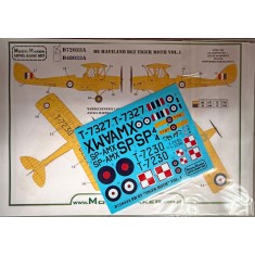 1/72 DH-82 Tiger Moth Decal vol.1