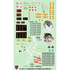 1/72 A-7 Corsair II in Portuguese Service Decals