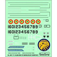 1/72 F-16AM/BM in Romanian service (decal)