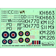 1/72 303 Squadron North Ameriacan Mustangs (decal)