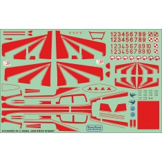 1/72 PZL TS-11 Iskra Decal - ''RED WHITE SPARKS''
