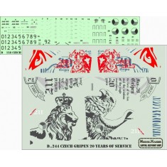 1/72 Czech Gripen 20 Years of service Decals