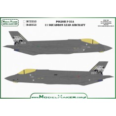 1/72 Polish F-35A 11 Squadron Lead Aircraft Decals