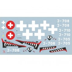 1/32 Swiss Me 109G-6 Decals (Swiss Gustavs over Alps #2)