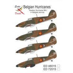 1/48 Belgian Hurricanes - Hawker Hurricane Mk.I in Belgian service (decal)