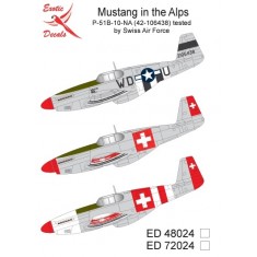 1/48 Mustang in the Alps - P-51B-10-NA (42-106438) tested by Swiss AF (decal)