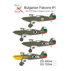 1/72 Bulgarian Avia B.534 Dogan Decals (Bulgarian Falcons #1)