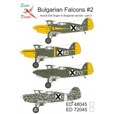 1/72 Bulgarian Avia B.534 Dogan Decals (Bulgarian Falcons #2)