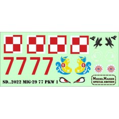 1/32 MiG-29 Decal - ''77'' PKW 1