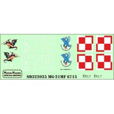 1/32 MiG-21MF Decal - 6715