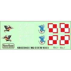 1/32 MiG-21UM Decal - ''9311''