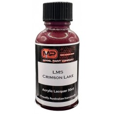 Acrylic Lacquer Paint - LMS Crimson Lake (30ml)