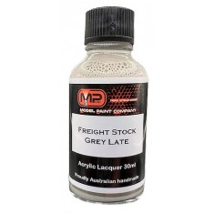 Acrylic Lacquer Paint - Freight Stock Grey Late (30ml)