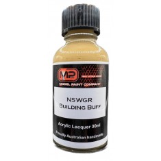 Acrylic Lacquer Paint - NSWGR Building Buff (30ml)
