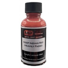 Acrylic Lacquer Paint - Deep Indian Red Heavily Faded (30ml)