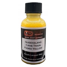 Acrylic Lacquer Paint - Queensland Cane Train Faded Yellow (30ml)