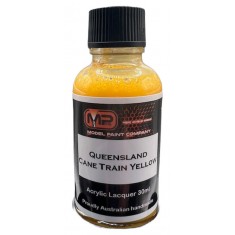 Acrylic Lacquer Paint - Queensland Cane Train Yellow (30ml)