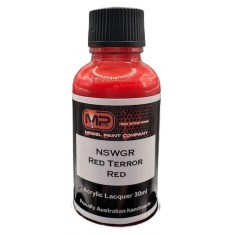 Acrylic Lacquer Paint - NSWGR Red Terror Red (30ml)