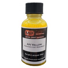 Acrylic Lacquer Paint - AN Yellow (30ml)