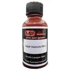 Acrylic Lacquer Paint - Deep Indian Red (30ml)