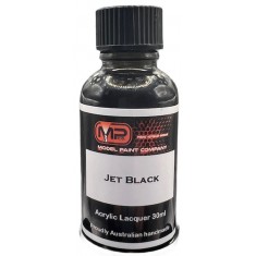 Acrylic Lacquer Paint - Jet Black (30ml)