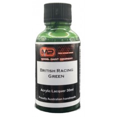 Acrylic Lacquer Paint - British Racing Green (30ml)