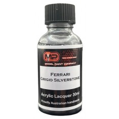 Acrylic Lacquer Paint - Ferrari Grigio Silverstone (30ml)