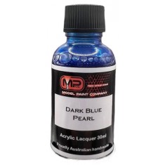 Acrylic Lacquer Paint - Dark Blue Pearl (30ml)