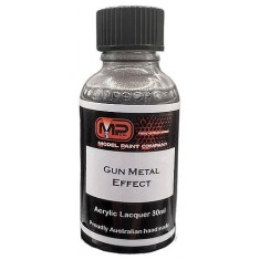 Acrylic Lacquer Paint - Gun Metal Effect (30ml)