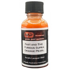 Acrylic Lacquer Paint - Fast and the Furious Supra Orange Pearl (30ml)