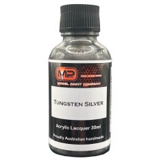 Acrylic Lacquer Paint - Tungsten Silver (30ml)