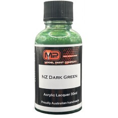 Acrylic Lacquer Paint - NZ Dark Green (30ml)