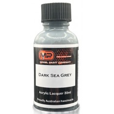 Acrylic Lacquer Paint - Flat Dark Sea Grey RAL7031 (30ml)
