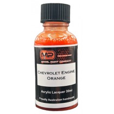 Acrylic Lacquer Paint - Chevrolet Engine Orange (30ml)