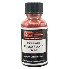 Acrylic Lacquer Paint - Ferrari Rosso Fuoco Base (30ml)