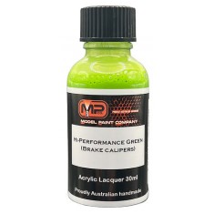 Acrylic Lacquer Paint - Hi-Performance Green (Brake calipers) (30ml)