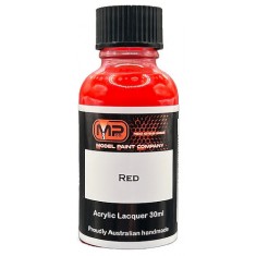 Acrylic Lacquer Paint - Red (30ml)