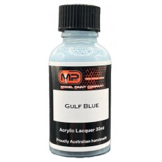 Acrylic Lacquer Paint - Gulf Blue (30ml)
