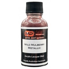 Acrylic Lacquer Paint - Wild Mulberry Metallic (30ml)