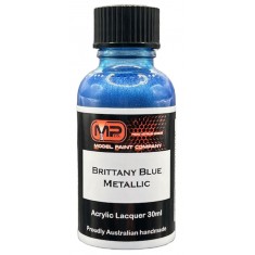 Acrylic Lacquer Paint - Brittany Blue Metallic (30ml)