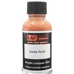 Acrylic Lacquer Paint - Dark Rust (30ml)