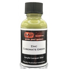 Acrylic Lacquer Paint - Zinc Chromate Green (30ml)