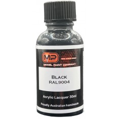Acrylic Lacquer - Black RAL9004 Flat (30ml)