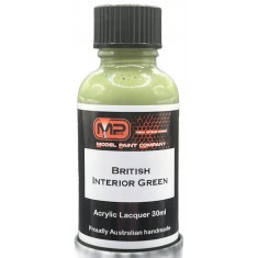 Acrylic Lacquer - British Interior Green (30ml)