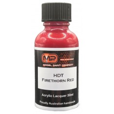 Acrylic Lacquer - HDT Firethorn Red (30ml)
